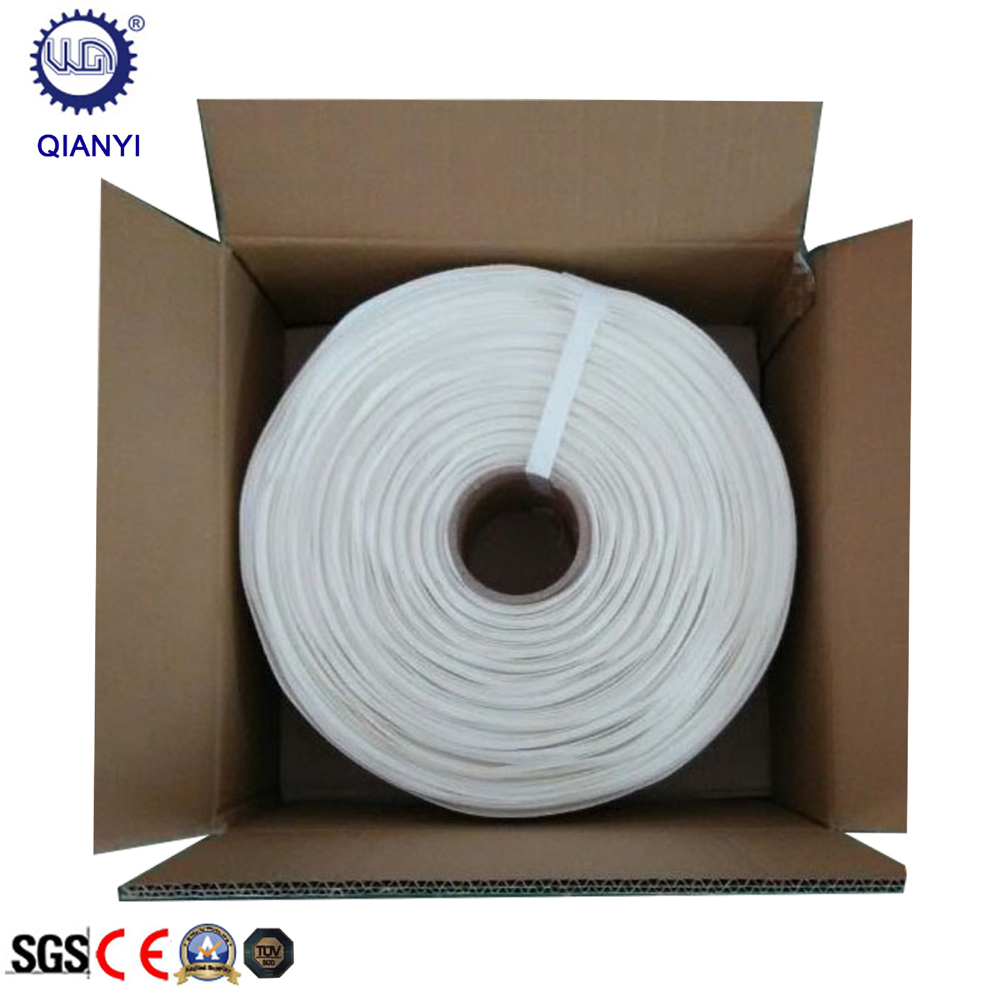 Polyester woven belt woven belt super strong tensile woven packing belt packaging rope 9mm * 1100 m