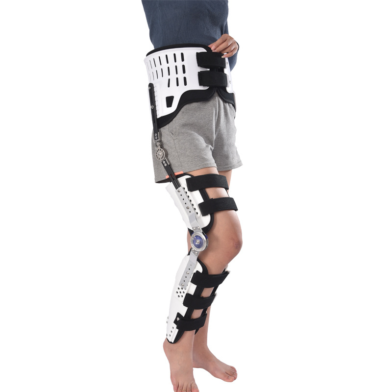 Picture of Adult adjustable hip hip hip waist knee ankle foot joint fixation brace high and low paraplegia walking protector