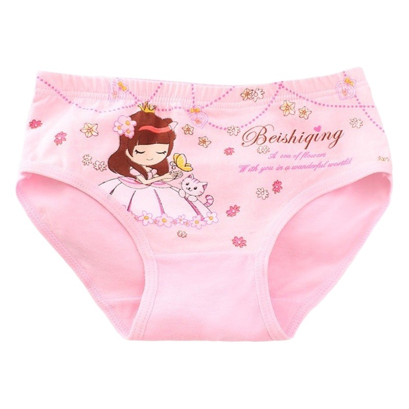 Picture of Children's underwear girls children children's fine shuttle cotton class a cotton briefs little girls boxer underwear wholesale