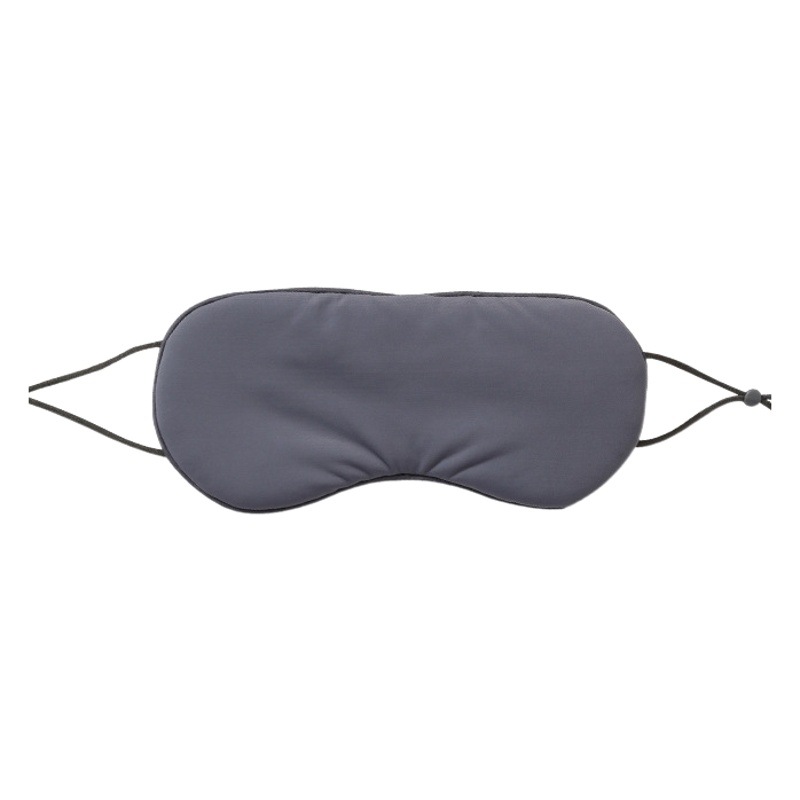 Factory double-sided adjustable size ice silk warm sleep eye mask travel shading breathable eye mask custom small gift
