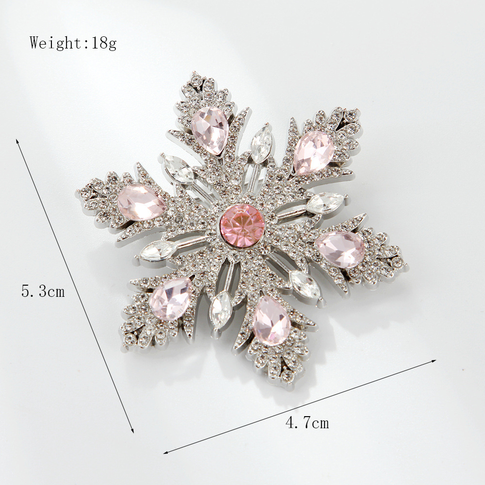 Picture of Lanhao European and American New Fashion Christmas Brooch Christmas Tree Shoes Elk Wreath Snowflake Bell Pin Women