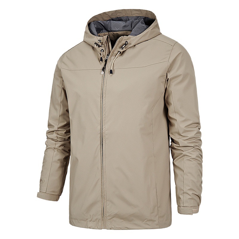 Spring and Autumn jacket men's letter printed jacket windproof Four Seasons mountaineering jacket single layer jacket cross-border
