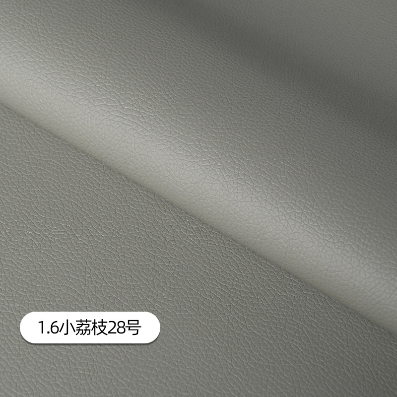 Picture of Litchi Pattern Pu Leather Fabric Pu Leather Artificial Leather Factory Leather Label Self-Adhesive Sofa Repair Subsidy Leather Patch