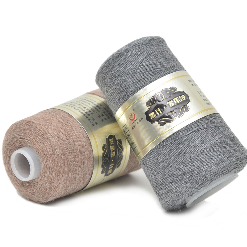 Picture of Black Needle Snow Lotus Fleece Gold Fleece Fleece Treasure Hand Woven Machine-Woven Fine Cashmere Fleece Black Needle Dai Mink Fleece Fleece