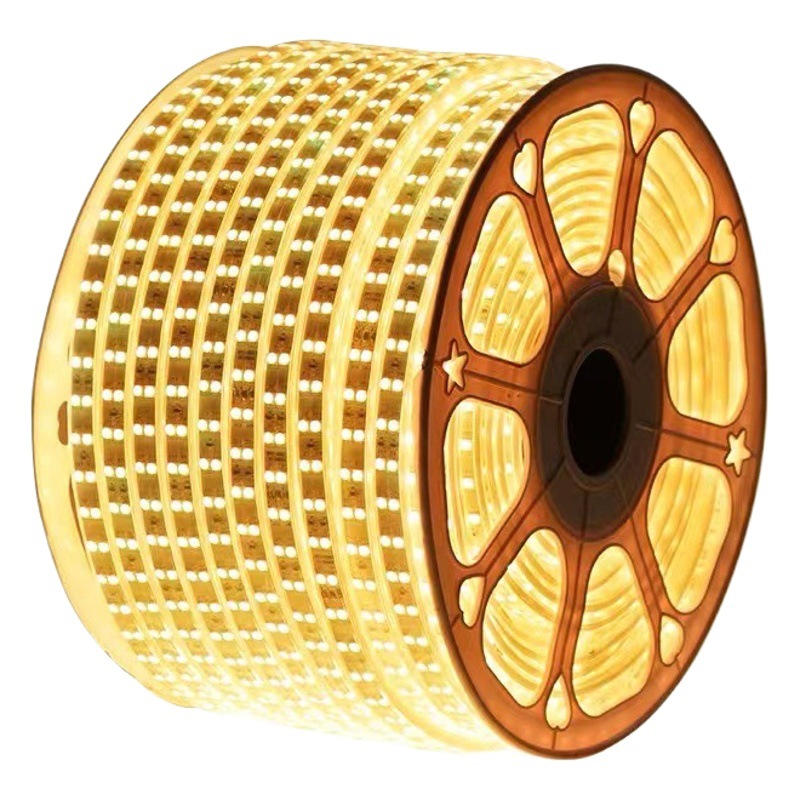 Led Light Strip 100m Outdoor Waterproof Super Bright Engineering Basement Tunnel Lighting Outdoor Lighting Strip 220V
