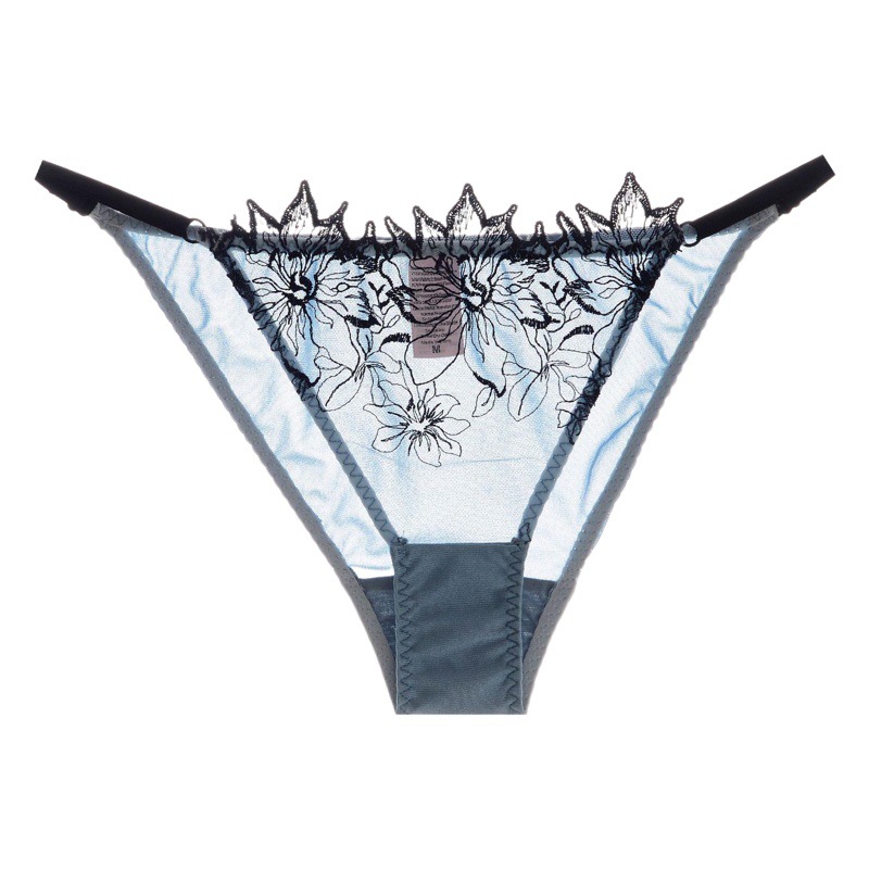 Diao Chan 9035 Sexy Ladies T Pants Cotton Crotch Embroidered Temptation Mesh New Style Lace Sexy Women's Underwear