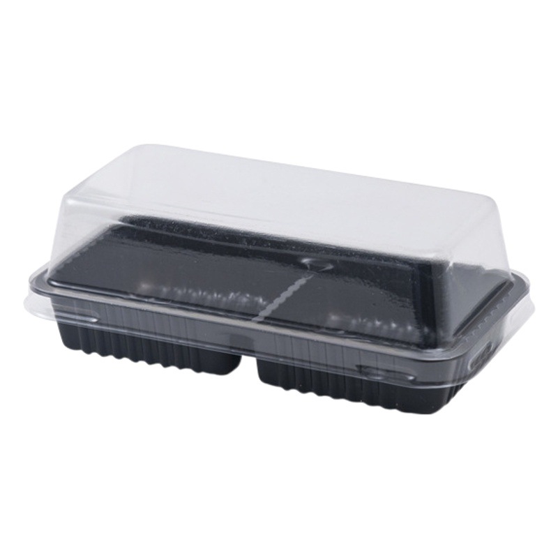 Double-lattice Egg Crisp Packaging Box Xue Mei Niang Qing Tuan Disposable Blister Box Transparent Meat Flax Beckham Moon Cake Packaging Box