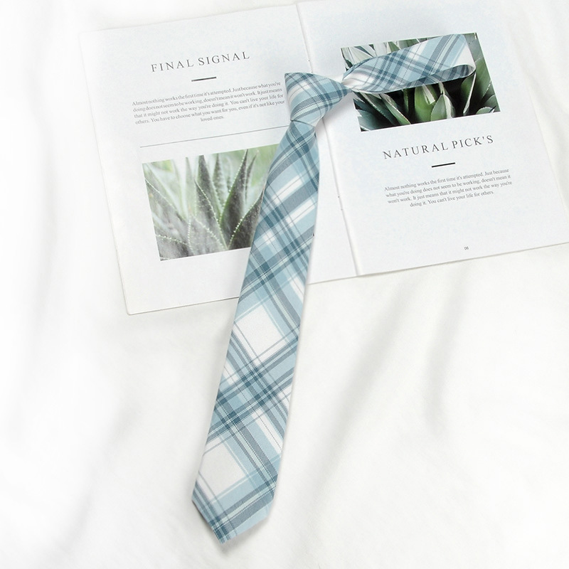 Picture of DK Hand Tie Lemon Sea Salt Original Japanese Uniform for Male and Female Students School Uniform College Style Plaid JK Factory Batch
