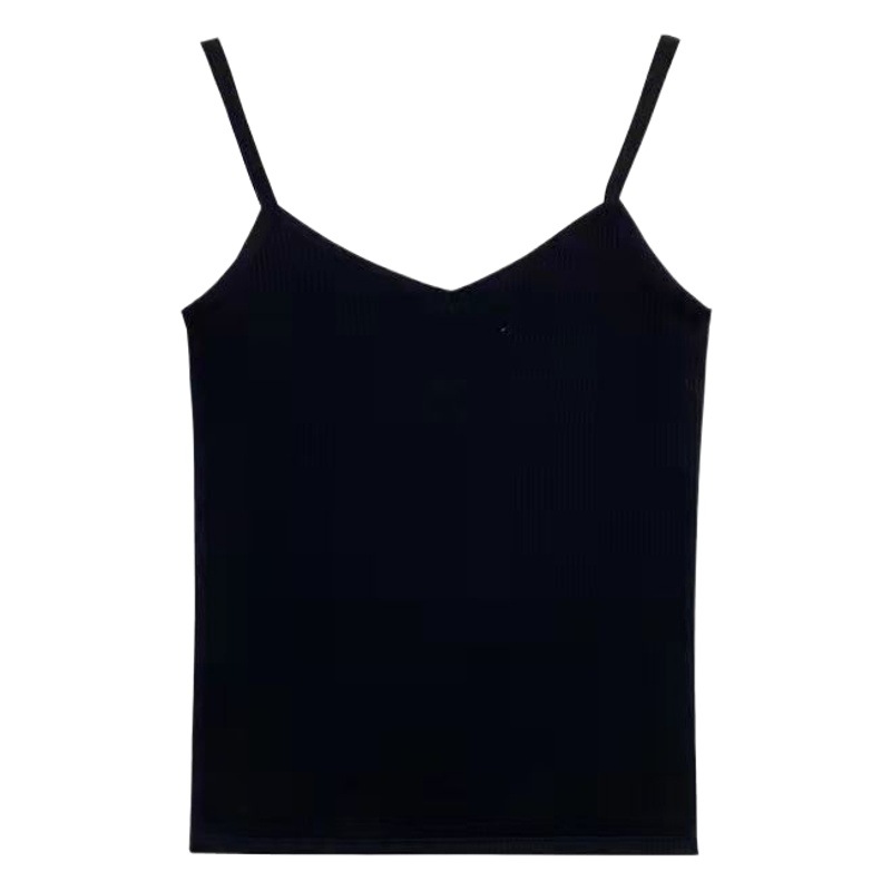 Thermal Underwear Camisole Women's Fleece-lined Thickened Seamless Camisole Inner Autumn Clothes Double-layer Cold-proof Beautiful Back Base Shirt