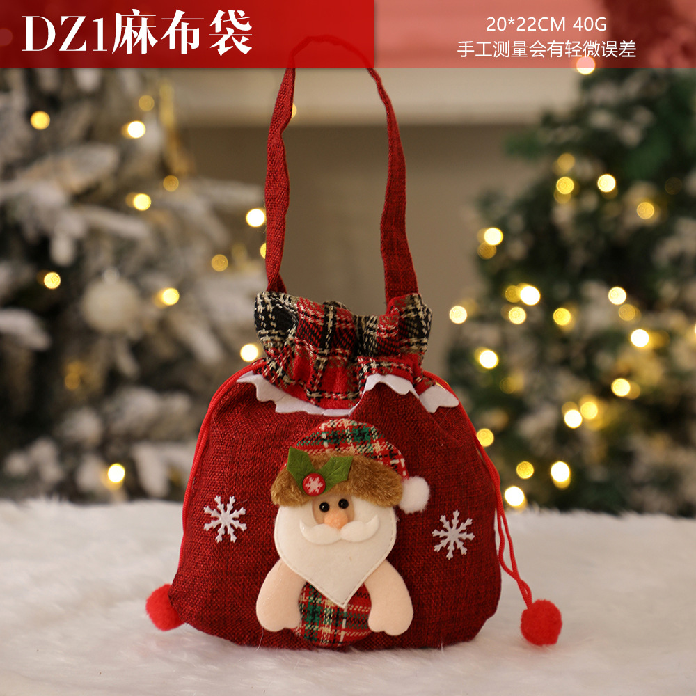 Picture of Christmas Gift Apple Bag Handbag Adult Children Children Christmas Gift Decoration High-end Gift Bag