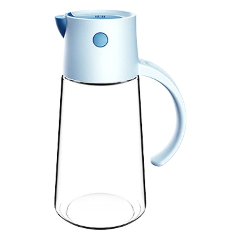 Hulk automatic opening and closing glass oil pot kitchen leak-proof oil tank with lid seasoning bottle vinegar bottle oil bottle factory outlet