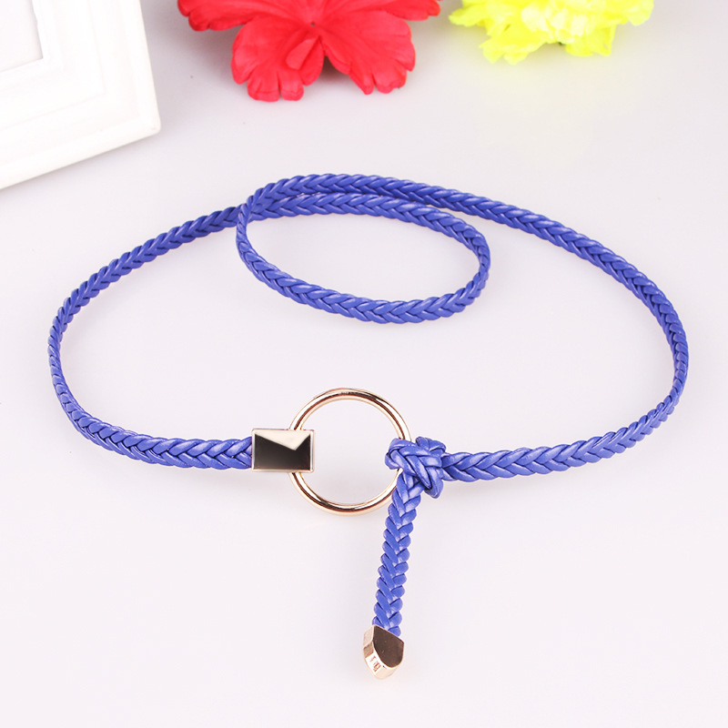 Picture of New ladies thin belt hand woven thin belt dress decoration Joker casual belt wholesale 617