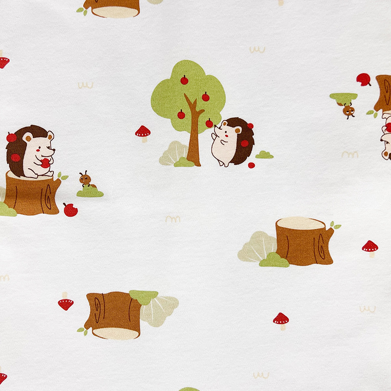 Picture of category a cotton cotton wool cloth cartoon printing new flower baby t-shirt underwear home clothing fabric in stock
