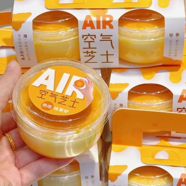 Air Cheese Pudding Cup Japanese Cheesecake Caramel Pudding Cup Pp Material Dessert Pastry Baking Fat Cup