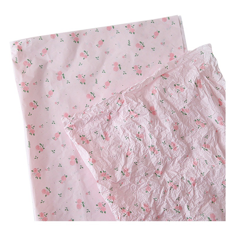 Sydney Paper Advanced Sense ins Thickened Butterfly Flower Wrapping Paper Printing Gift Packaging Paper Material Wholesale