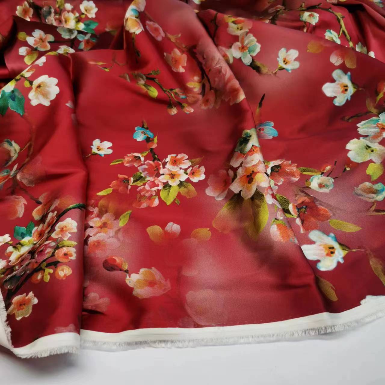 Narrow 19 Mumi Stretch Satin Fashion Cheongsam Skin-friendly Silk Fabric