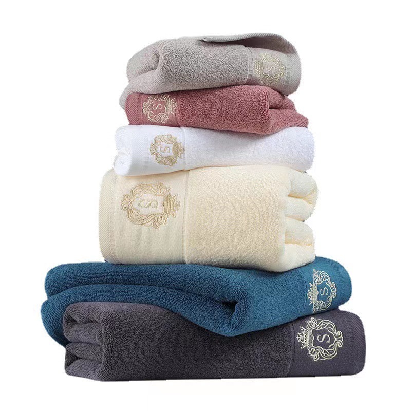Picture of Gaoyang factory cotton European flower towel soft absorbent large face towel supermarket gift wholesale face towel household towel