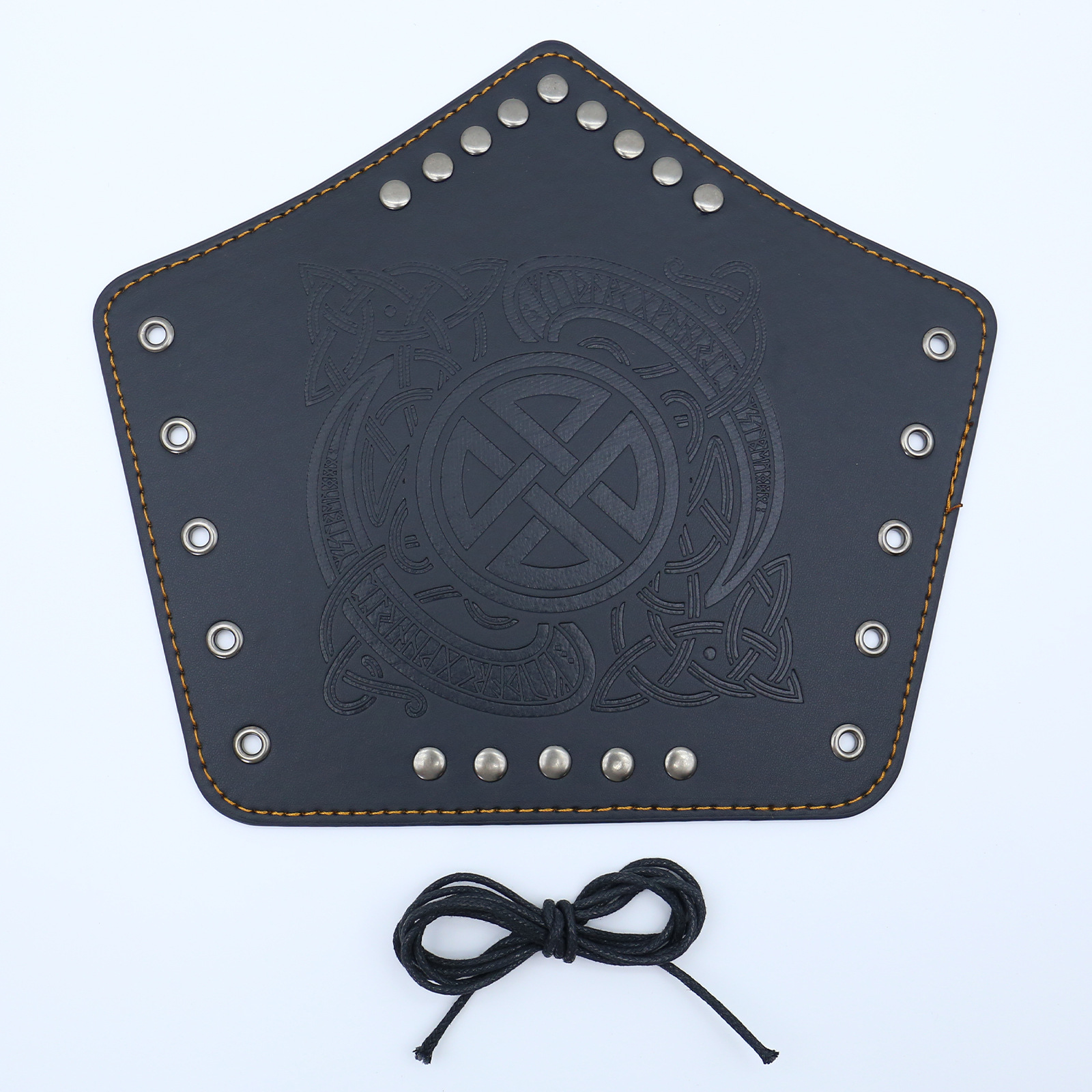 Picture of Cross-border Medieval Men's Leather Bracer Retro Punk Hand Guard Carnival cosplay Costume Accessories Arm Guard