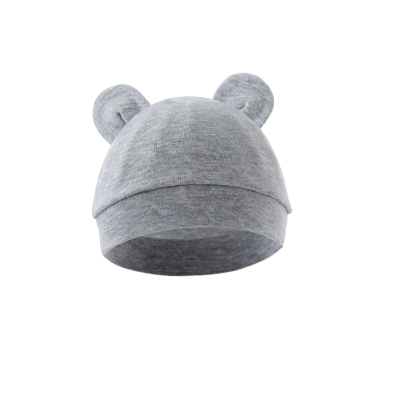 Picture of 2023 foreign trade baby pullover cap Mickey ears baby hat newborn tire cap anti-scratch gloves 2-piece set