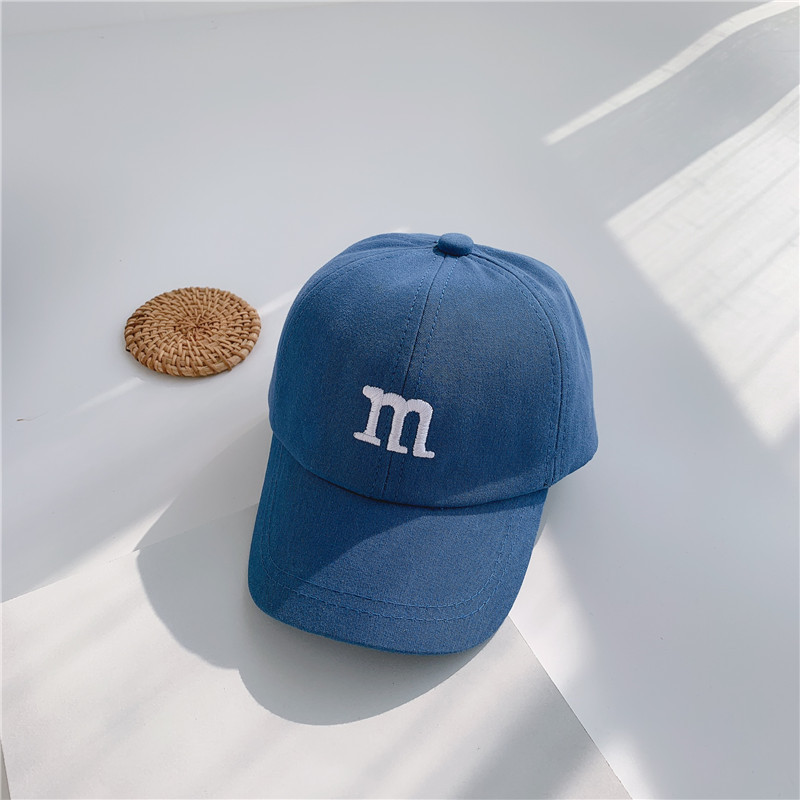 Picture of Children's Hat Baby Spring and Autum Peaked Cap Korean Letter Embroider Boys Autum and Winter Girls Kidsren Baseball Cap