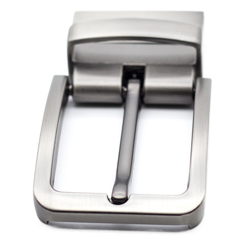 Men's leather head zinc alloy rotating pin buckle head manufacturers wholesale 3.5 high-grade belt automatic buckle a generation of hair