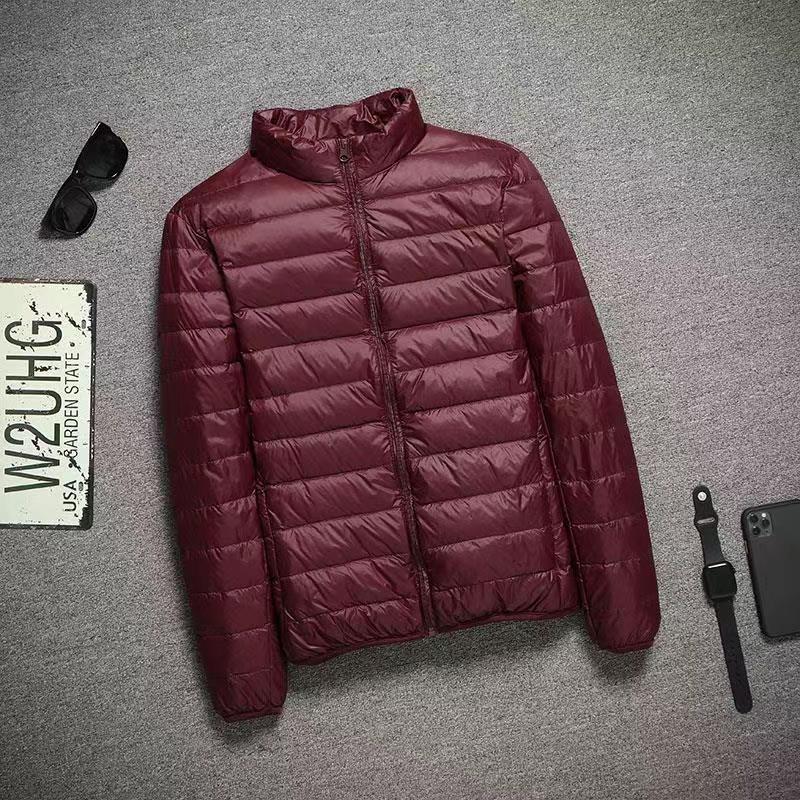 Picture of Anti-season men's cotton-padded jacket short light work cotton-padded jacket men's young and middle-aged plus size feather cotton-padded jacket father's winter coat