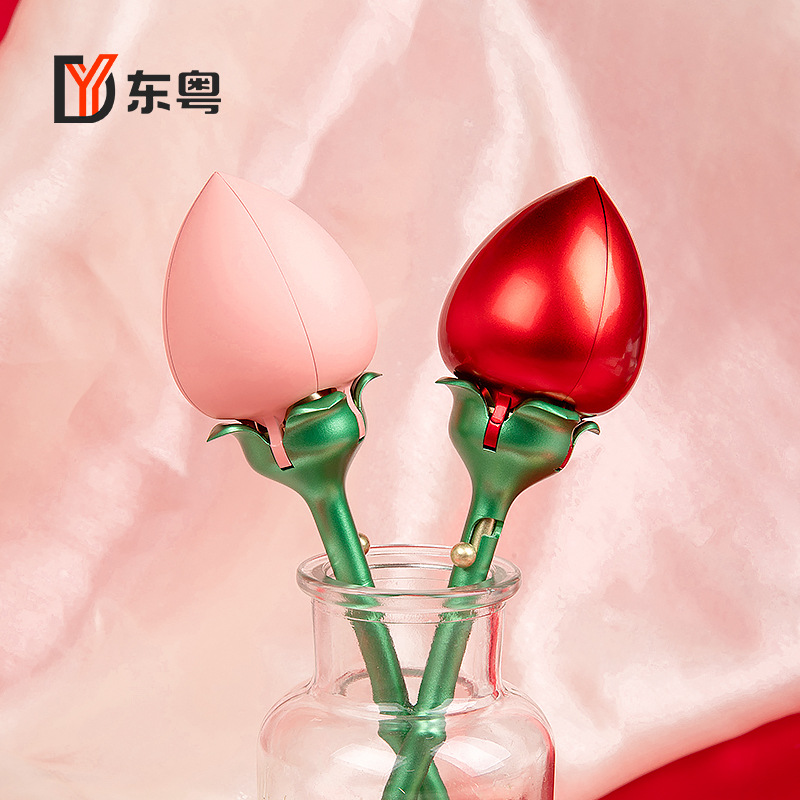 Cross-border Hot Sale One Rose Flower Jewelry Box Ring Pendant Jewelry Box Jewelry Packaging Storage Box Automatic Opening