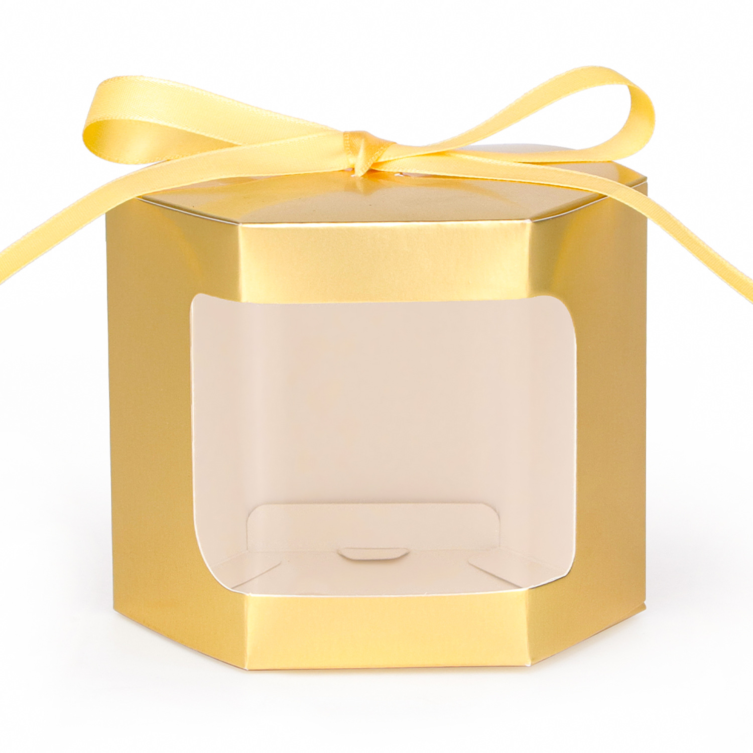 Picture of Foreign Trade Cowhide Color Laser Window Paper Box Cake Box Candy Box Baking Packaging Wedding Candy Box Gift Box