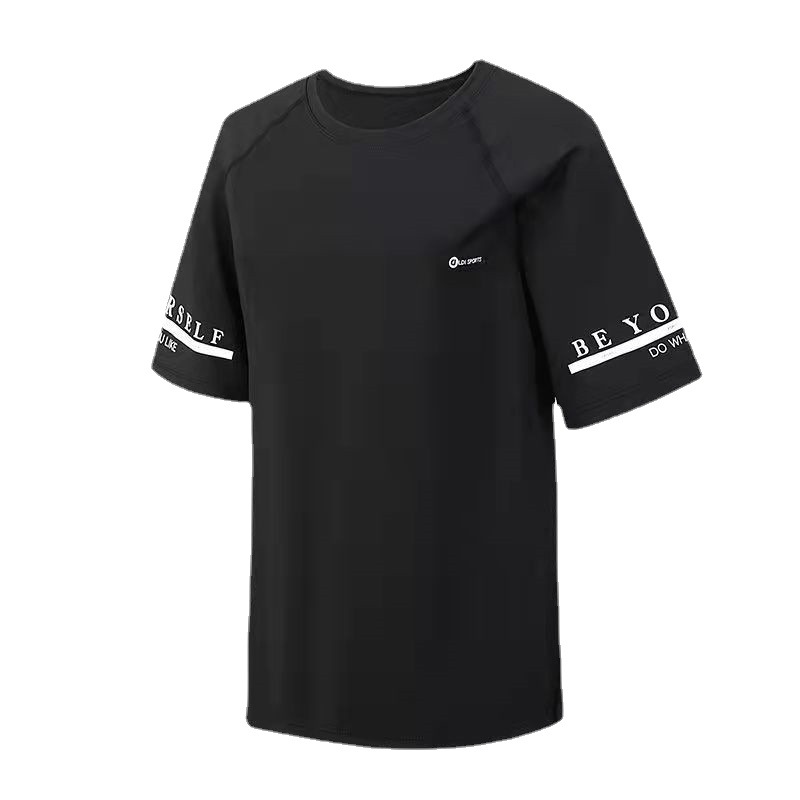 Picture of Yoga Short-sleeved Fitness Suit Sports T-shirt Women's Loose Running Blouse Summer Thin plus size chubby girl Quick-drying Top