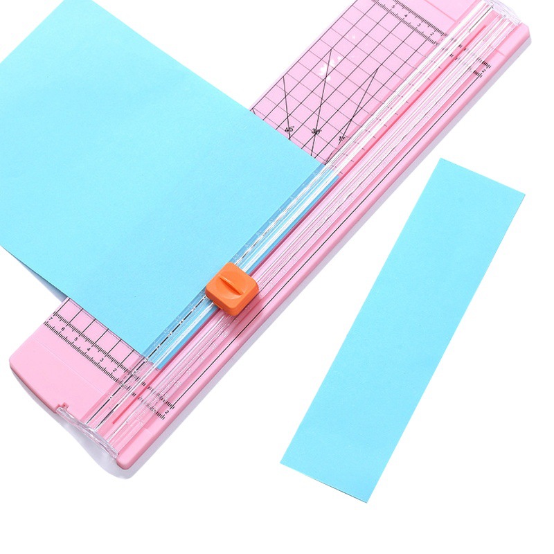 Wholesale Quick-Release Plastic Handbook Paper Cutter Manual Small Paper Cutter Handheld Cutting Making Paper Cutter Manual