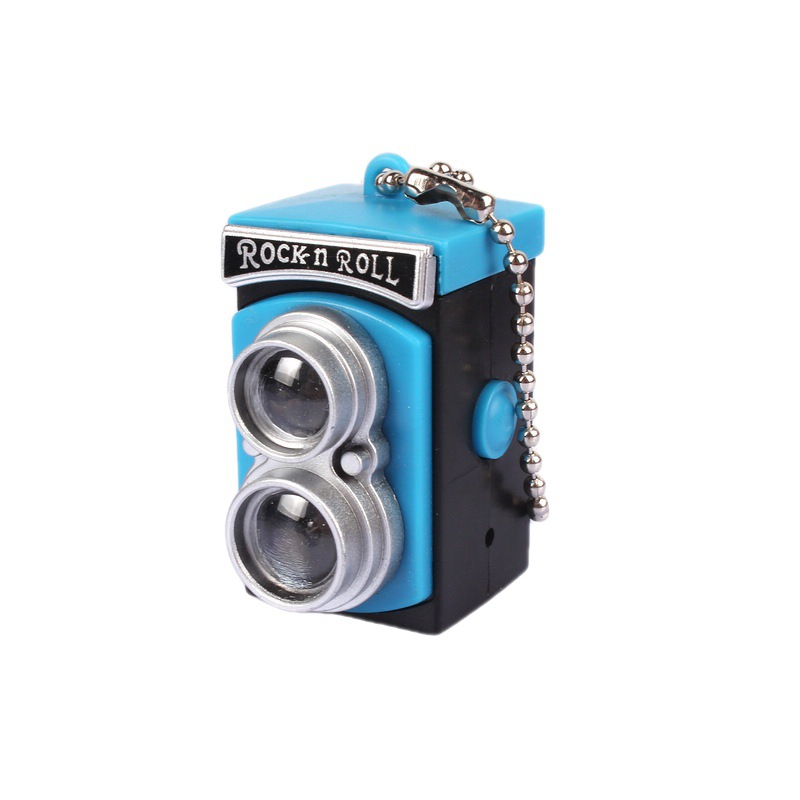 Picture of Sounding LED Retro LOMO Camera Pendant LED Luminous Keychain Activity Gift Car Pendant