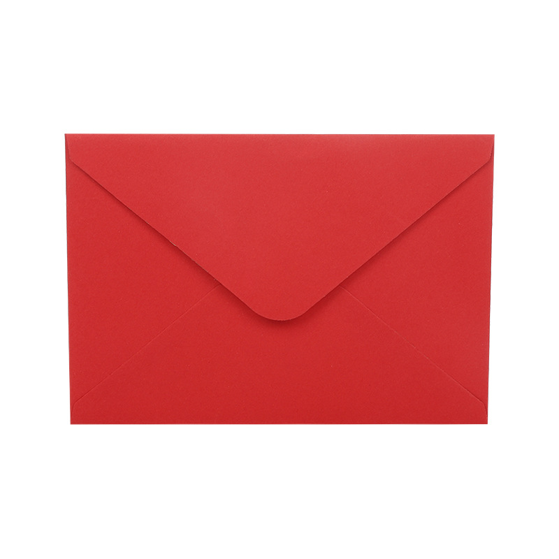 Picture of In stock wholesale solid color European color double adhesive paper Western envelope Kraft paper black Kali seal cross-border Amazon