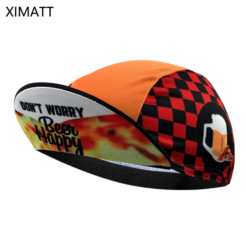 Foreign Trade Explosions Beer Series Outdoor Sports Riding Cap Polyester Sweat-absorbing Quick-drying Helmet Lining Cap Running Cap