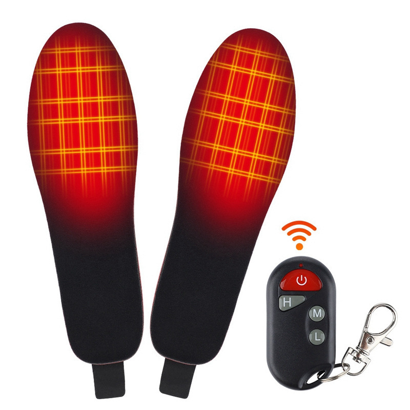 Picture of USB electric heating insole rechargeable heating insole size can be cut washable electric foot warmer insole for men and women
