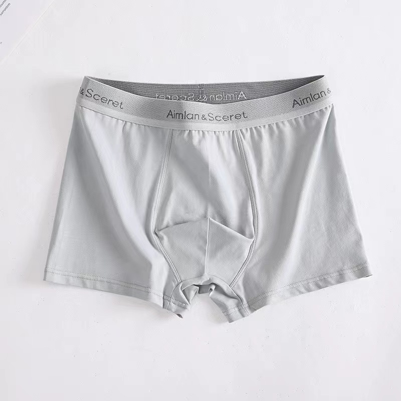 Picture of 260kg wearable cotton men's underwear men's cotton plus size graphene antibacterial crotch seamless boxer men's underwear