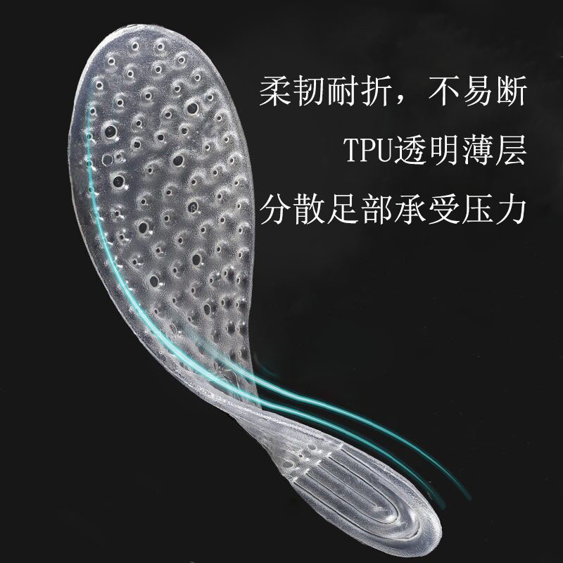 Picture of Outdoor Sports Air Cushion Insole for Men and Women Air Cushion Shock Absorbing TPU Inflatable Insole Standing Sports Inflatable Insole