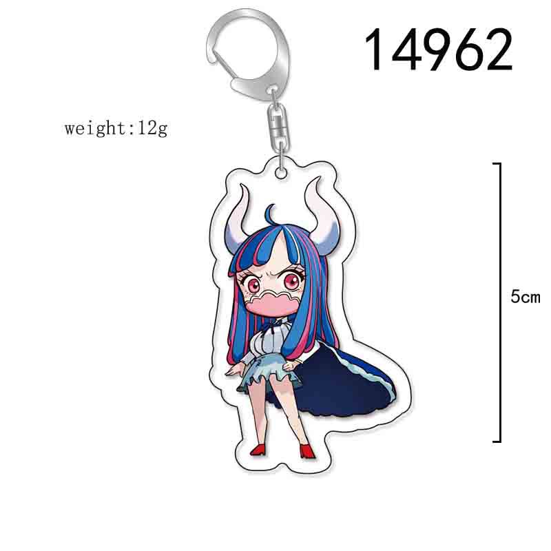 Picture of Cartoon hang one piece peripheral acrylic keychain pendant lufeiqiao barosolon esanzhi Sabo