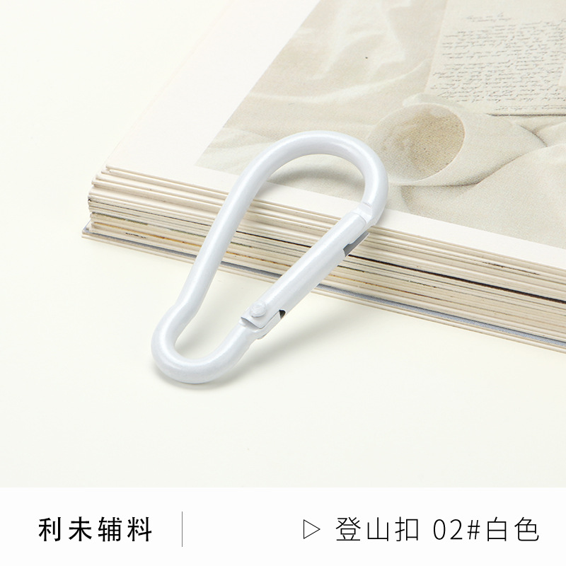 Picture of Factory wholesale color paint gourd-shaped carabiner aluminum alloy jewelry accessories water bottle key creative quick-hanging buckle