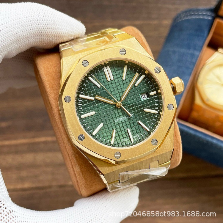 Picture of Cross-Border A-P Royal Oak Men's Fully Automatic Mechanical Watch 15400-15500 Series with Luminous Waterproof Watch