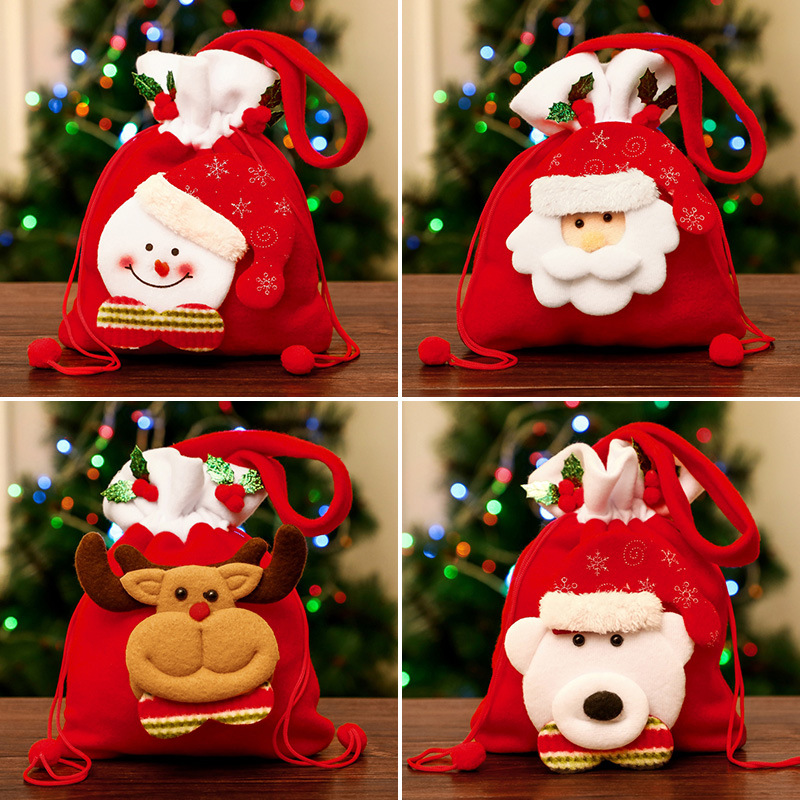 Picture of Christmas Gift Apple Bag Handbag Adult Children Children Christmas Gift Decoration High-end Gift Bag