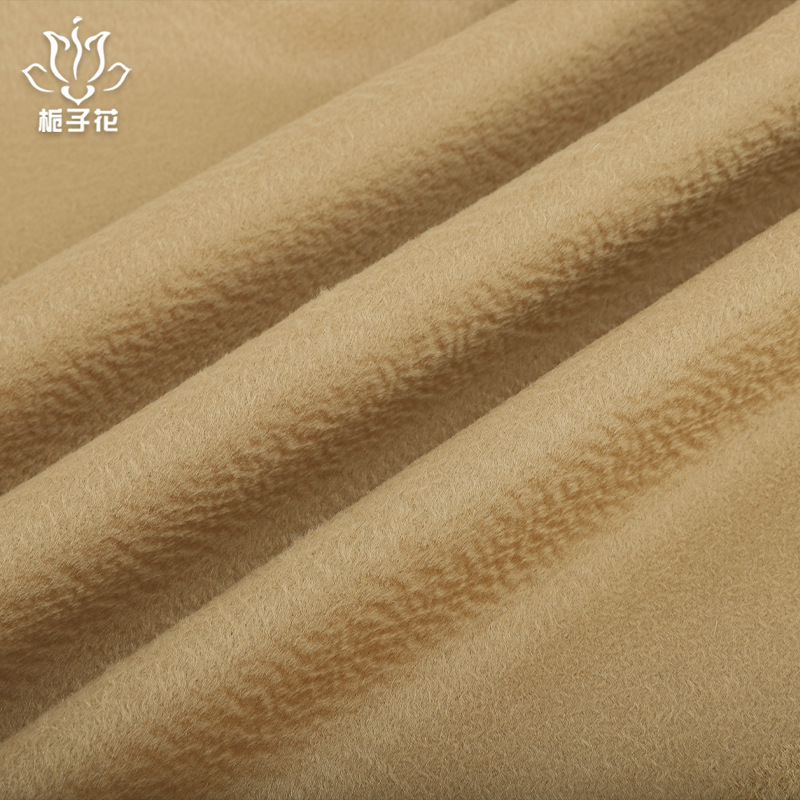 Picture of Carefully selected 100 wool single-sided woolen fabric woolen fabric as the source of the jacket manufacturer camel water ripple fabric