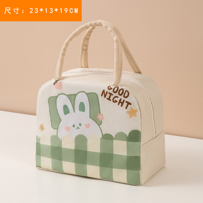 Picture of New fresh lunch box bag thickened aluminum foil insulation cold cartoon lunch bag student portable insulation lunch bag