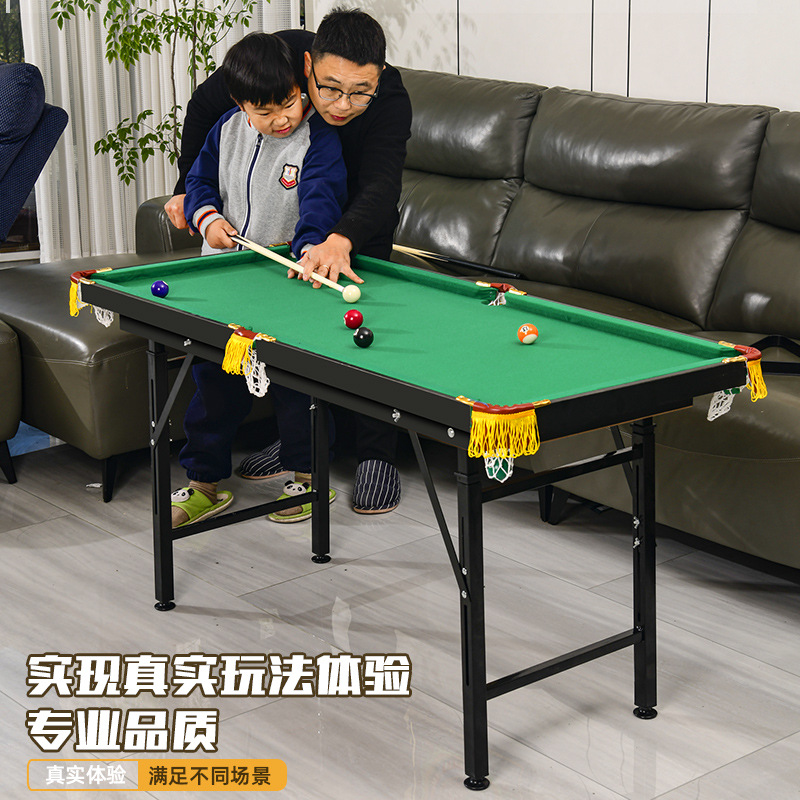 Billiard table home children's folding adjustable mini billiard table parent-child toy indoor American billiard table wholesale