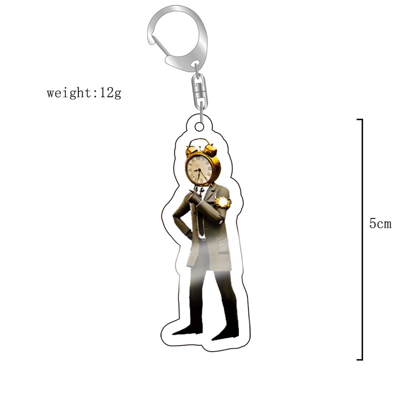 Picture of Cross-border new toilet man keychain skibidi toilet monitor Man TV man creative killer pendant batch