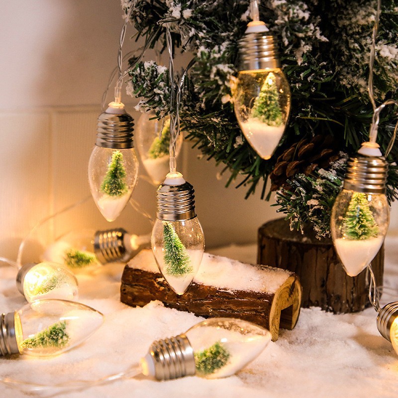 Christmas LED bulb lights, cross-border new Santa Claus interior decorative lights, string lights, bedroom Christmas decorative lights