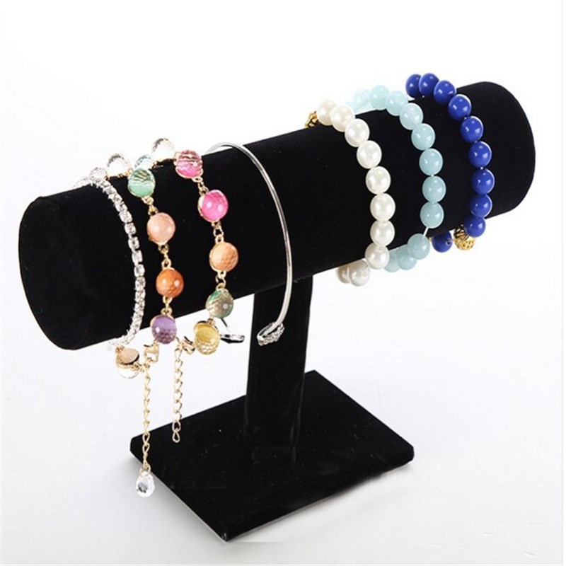 Picture of Danyuan wholesale T-type single-layer bracelet bracelet watch bracelet text play Display storage jewelry rack promotional specials