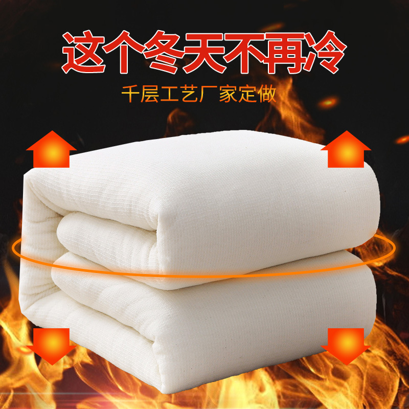 Cotton Quilt Quilt Quilt Cushion Spring and Autumn Student Dormitory Quilt Core Winter Quilt Double Thickened Mattress Single Mattress Winter