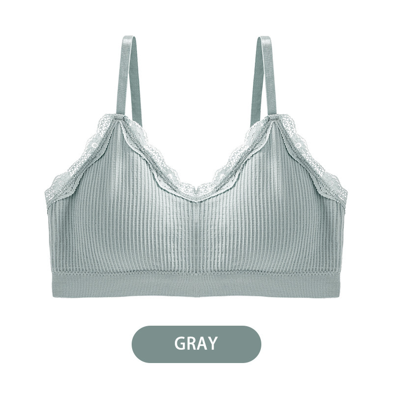 Picture of Wish Plus-Size Women's Bra with Padded Push-Up Design, Lace Trim, Vertical Stripes, Beautiful Back, Strapless, Breathable, and Comfortable