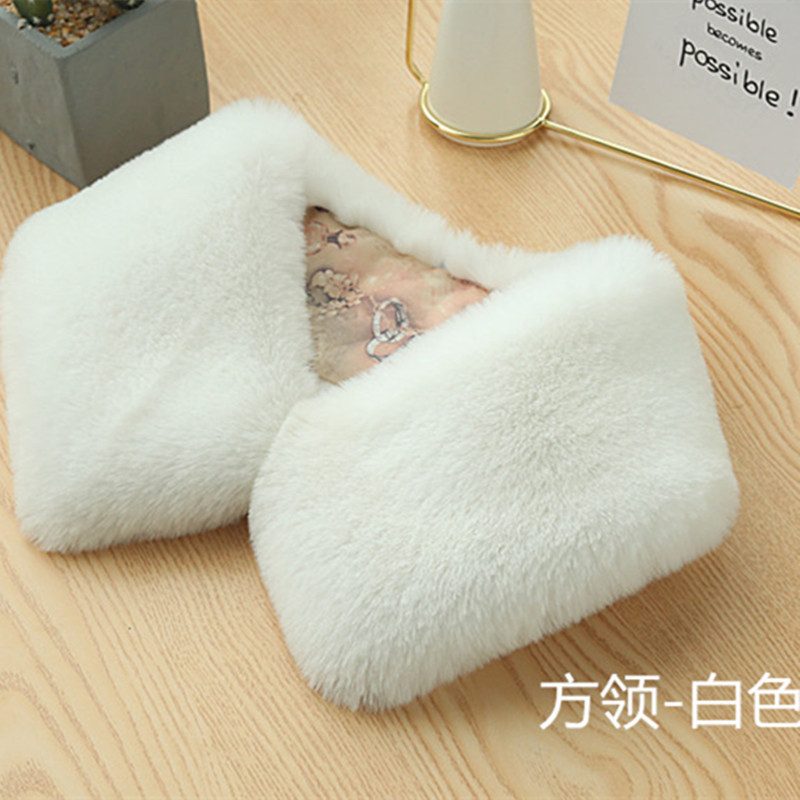 Amazon cross-border autumn and winter imitation rex rabbit fur collar scarf fur collar warm fur artificial fur scarf neck protection