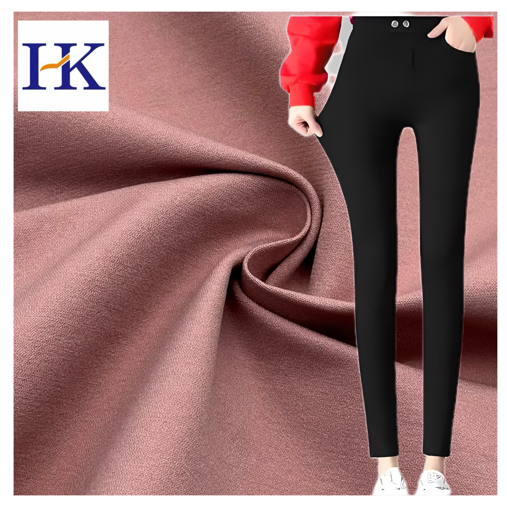 Factory 40D 20D * 10S change twill warp elastic faille women's stretch straight elastic NR pants interwoven waterproof fabric
